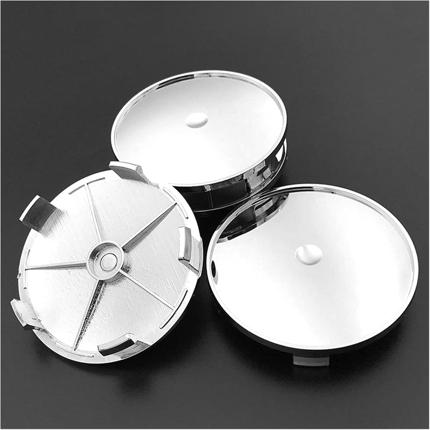 Thua Store 4PCS Blank 68Mm Car Wheel Center Cap Fit for BMW 1 3 5 7 X3 X5 M3 M5 Rim Hub Caps Dust-Proof Cover