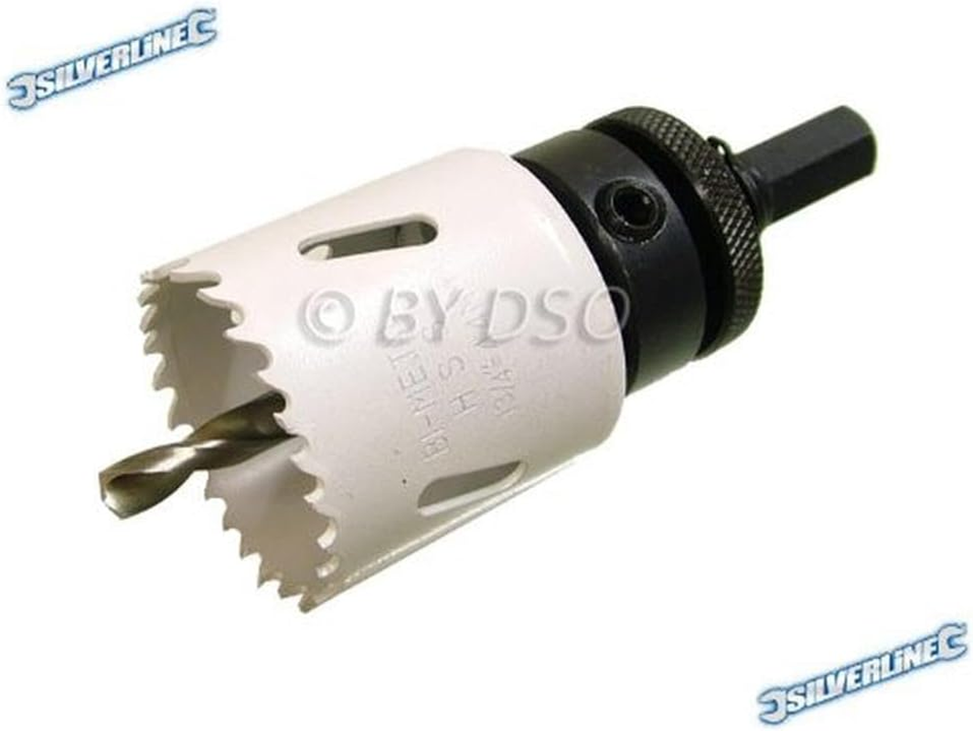 Silverline 595759 Plumbers Bi-Metal Holesaw Kit 9Pce 19-57 Mm Dia image number 5