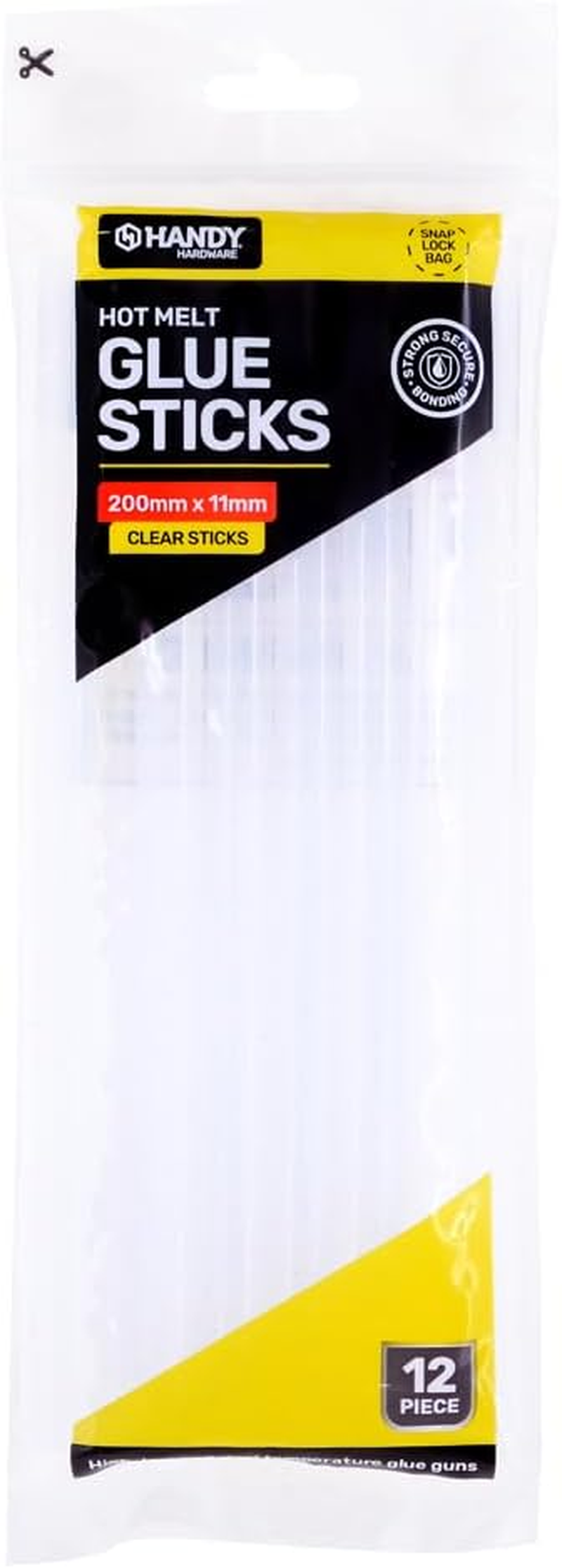 Handy Hardware Hot Melt 40W Glue Gun Sticks, 200 X 11 Mm (Pack of 12) image number 5