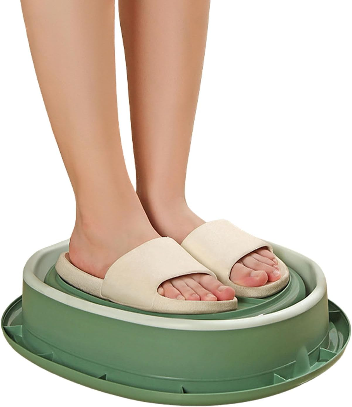 Foldable Foot Bath Tub &ndash; Portable Feet Soaking Tub with Drain Plug | Ideal for Relaxing Foot Spa, Massage, and Pedicure | Lightweight, Space-Saving Design for Home or Travel Use |Heat Countermeasure F image number 4