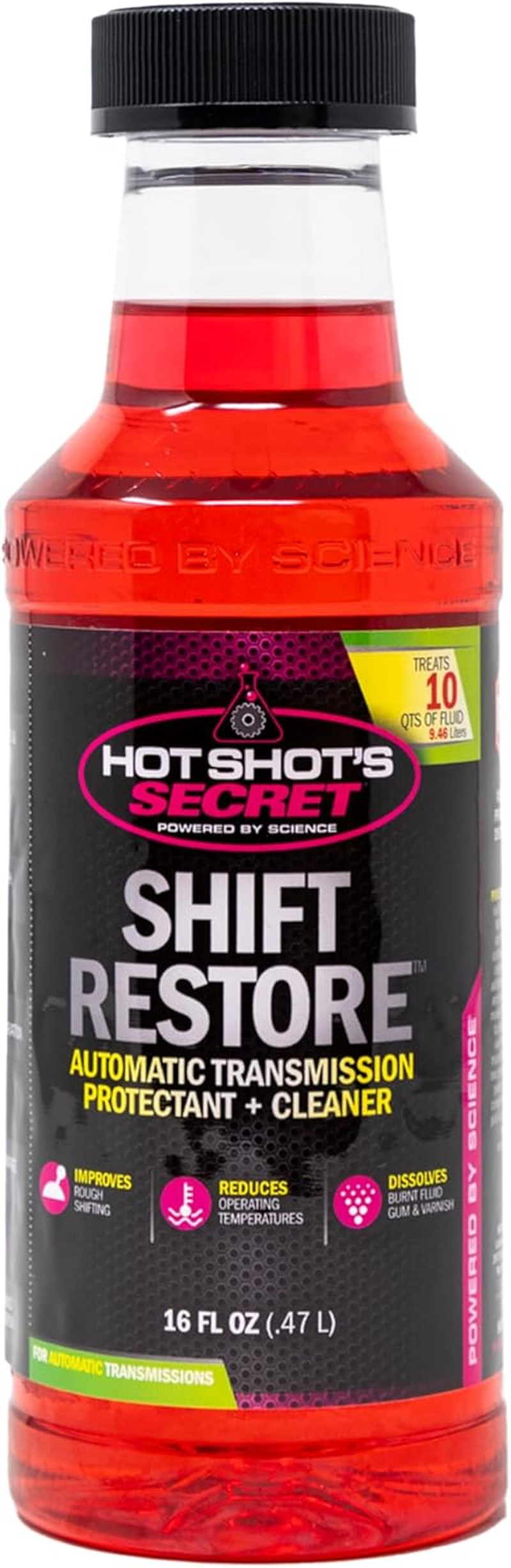 Hot Shot'S Secret Shift Restore Automatic Transmission Additive 16 Fluid Ounce Bottle image number 1