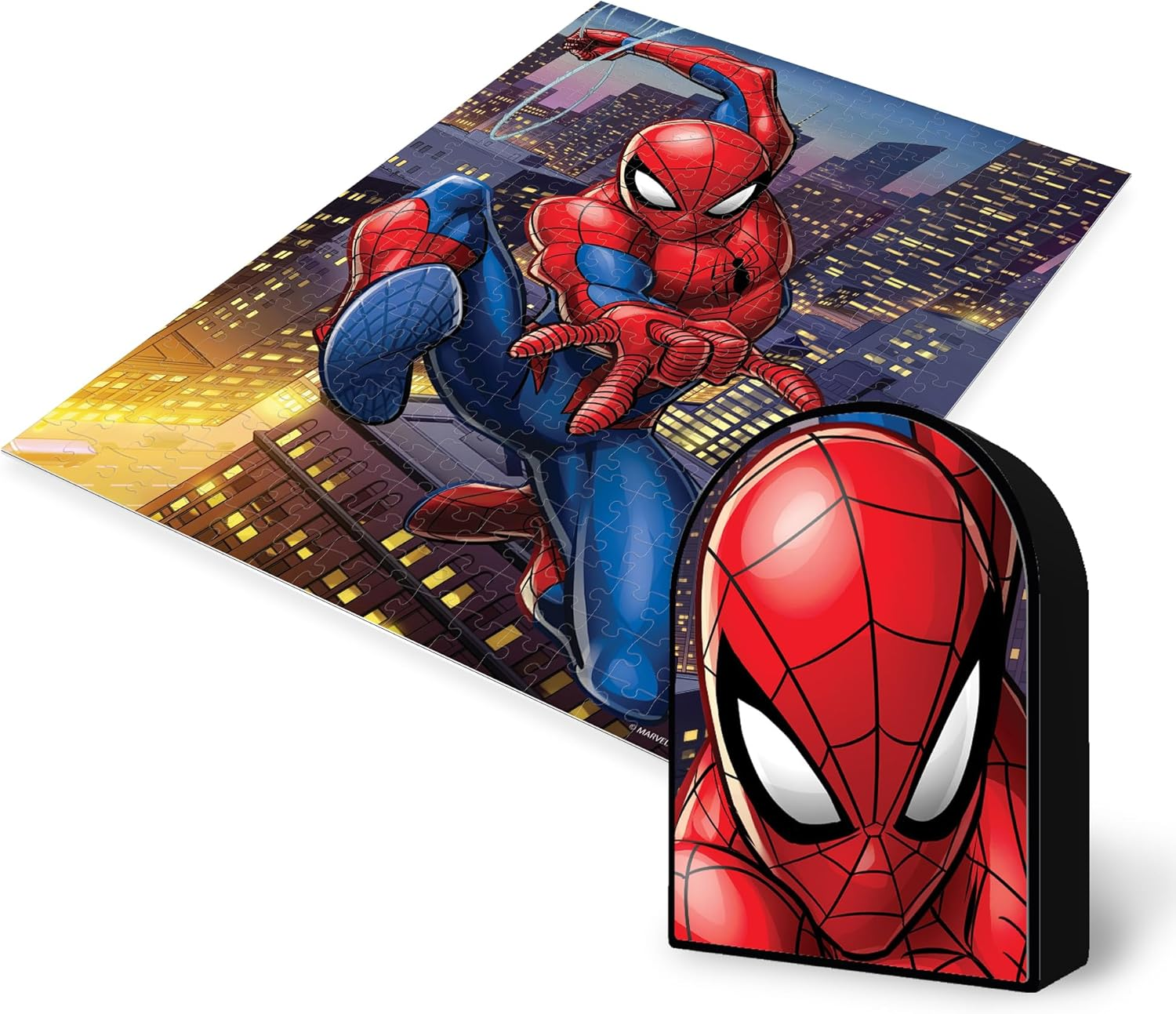 Prime 3D 35586 Marvel Spiderman Lens Puzzle in 3D Box image number 2