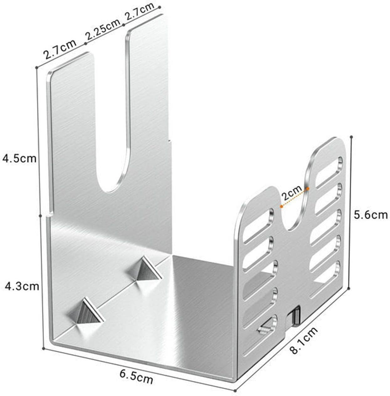 Electric Grill Motor Bracket Accessory Support with Screws Ordinary Kit Stainless Steel Bracket Rotisserie Rod Rack for Outdoor Camping BBQ image number 1
