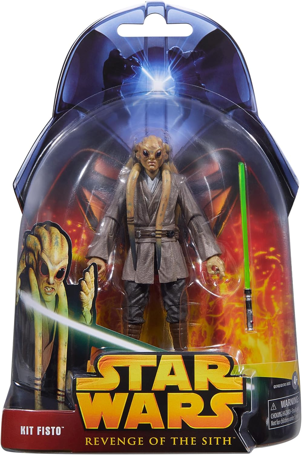 Star Wars the Black Series Kit Fisto, Star Wars: Revenge of the Sith 20Th Anniversary Collectible 6 Inch Action Figure