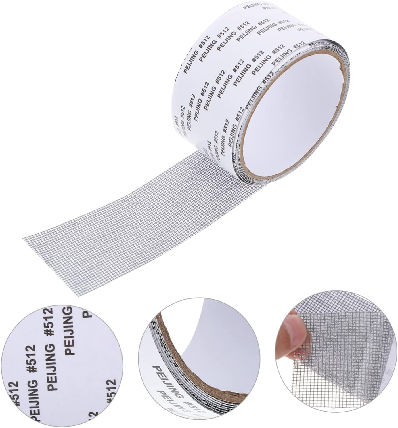 Screen Repair Kit Tape Self-Adhesive Grey Screen Patch for Window and Door 5Cm X 2M Mesh Roll and Tear Fixing image number 1