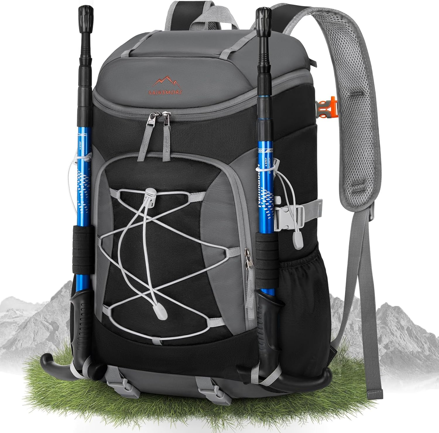 Lubardy Foldable Hiking Backpack for Women Men Packable Camping Backpack Collapsible Waterproof Hiking Daypack Lightweight