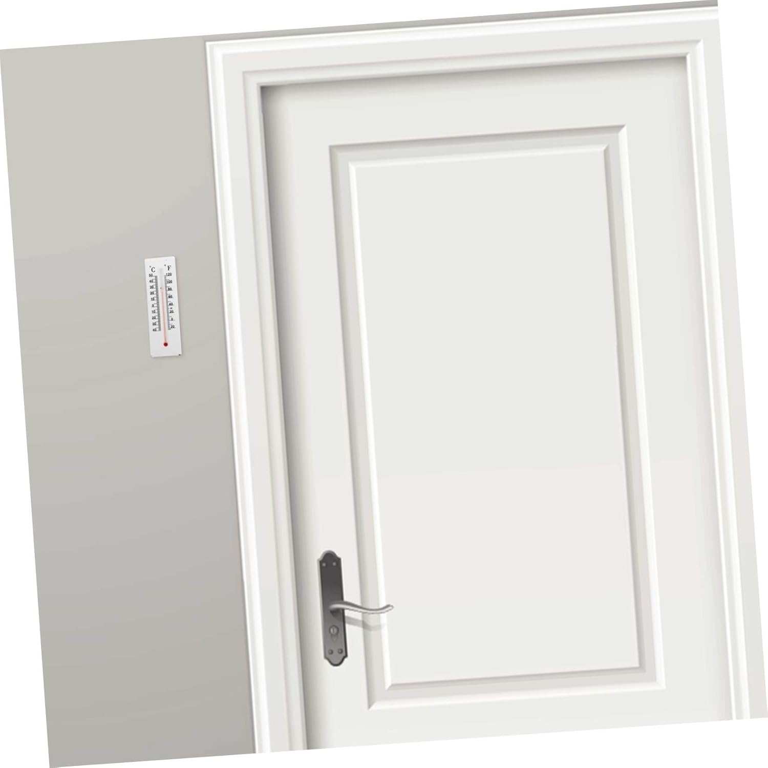 2Pcs Thermometer Key Hider Box Outdoor Wall Mountable Decorative Key Storage and Valuables Easy to Install Weather-Resistant Plastic Design image number 3