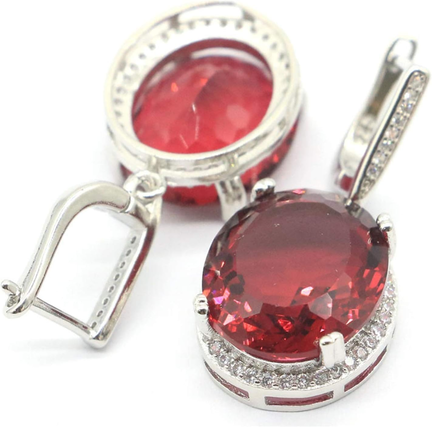 TKPOLD 33X16Mm Pretty Oval Shape 18X15Mm Pink Tourmaline Gift image number 1