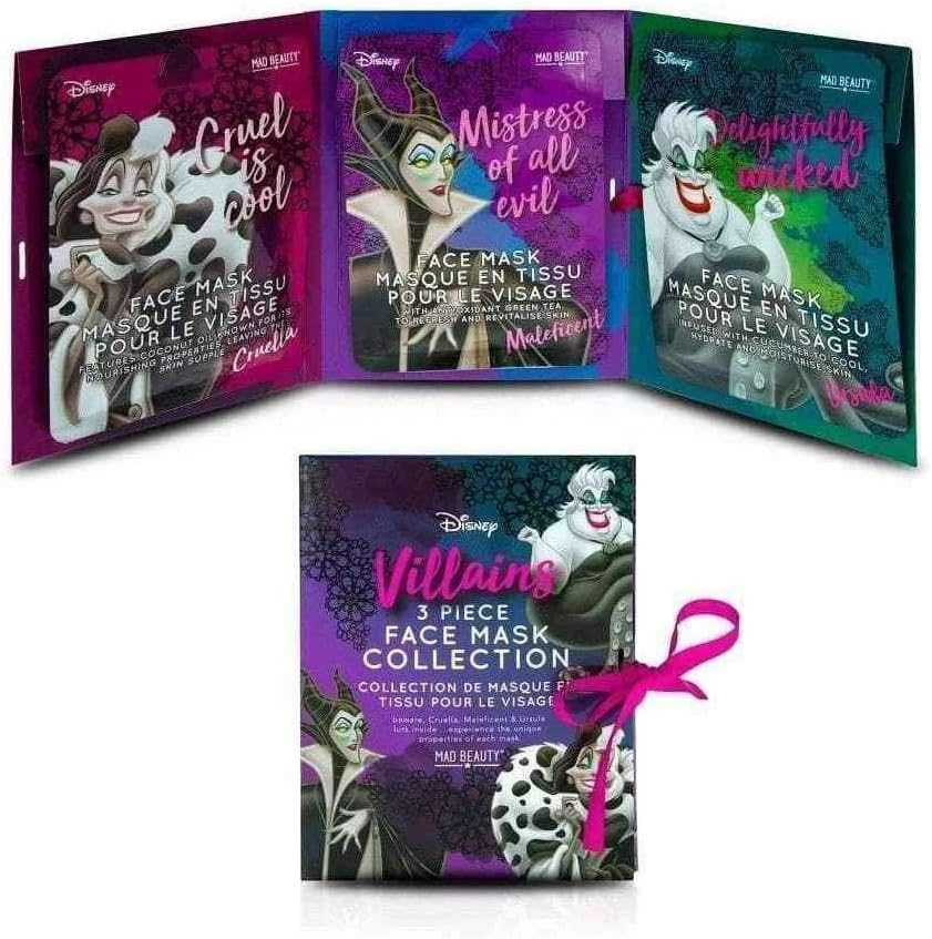 Disney Villains Sheet Face Mask Set image number 4