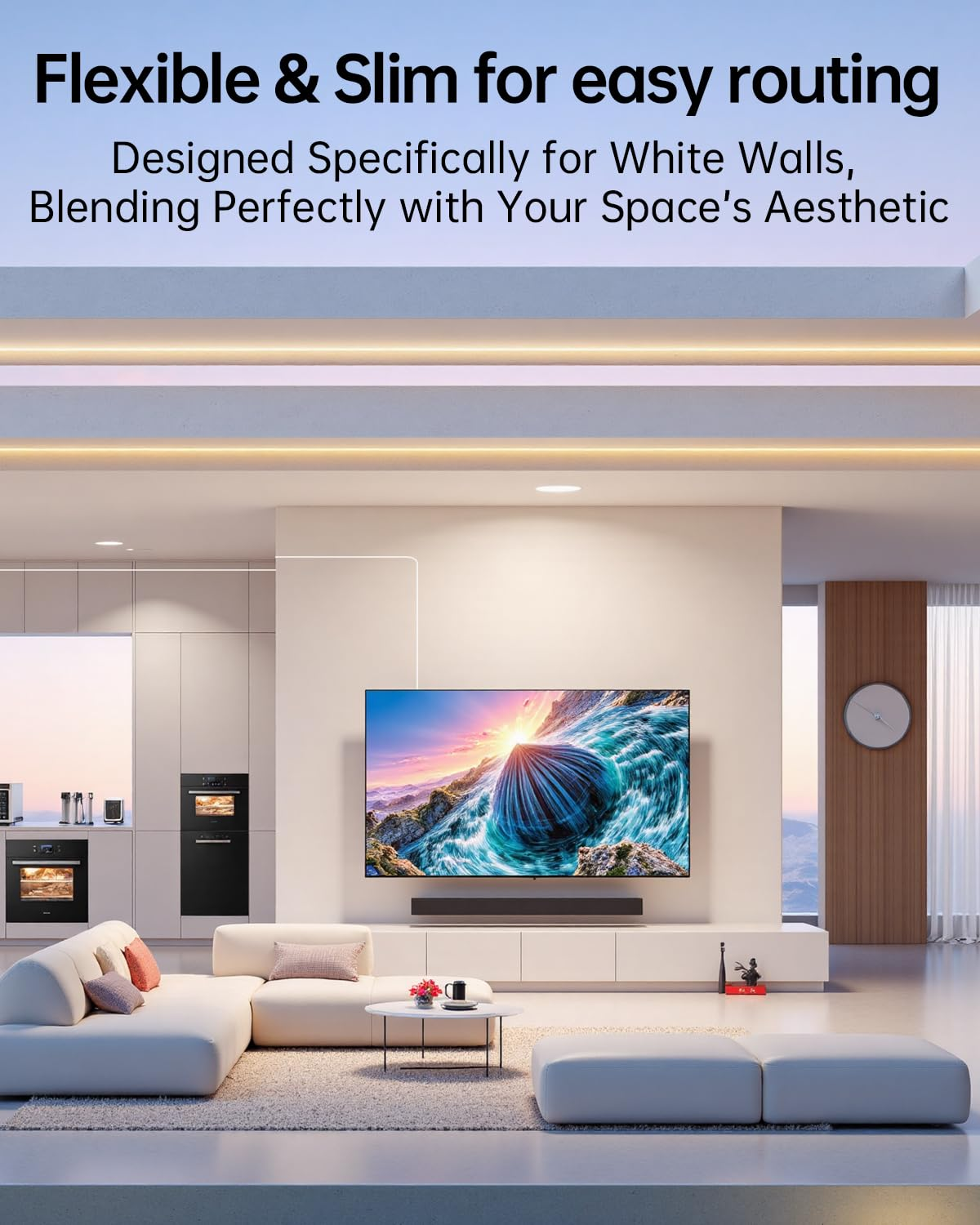 Huaham 8K Fiber Optic HDMI 2.1 Cable, HDMI Cable Ultra High-Speed 48Gbps, 8K60Hz & 4K120Hz, Support Earc, Dolby, HDCP 2.2&2.3 image number 1