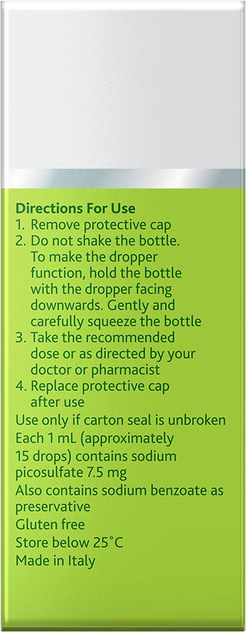 Dulcolax SP Drops - Constipation Relief - 2-Way Action to Stimulate Bowels and Soften Stools - Dropper Incl., 30Ml image number 4