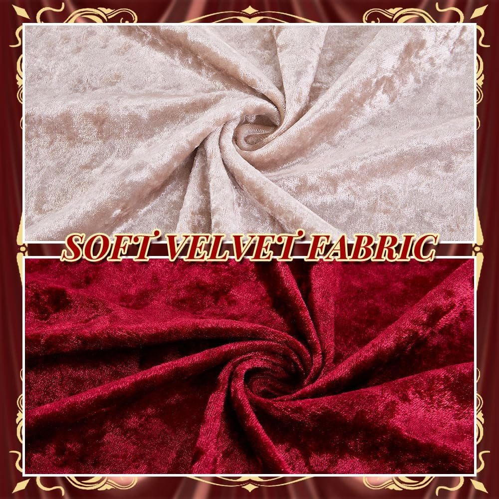 AUTOWT Medieval Gothic Renaissance Gown Dress Costume, Velvet Witch Wench Irish Victorian Trumpet Sleeve Costumes for Women Adult Halloween Cosplay Dress up Party image number 3