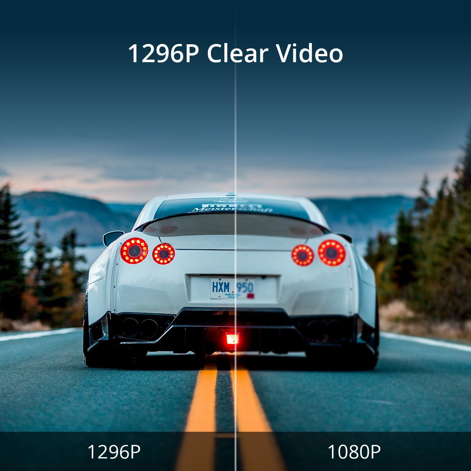 G300H Pro Dash Camera,1296P FHD Car Dashcam, 160&deg; Wide Angle Car Camera, Color Night Vision, Built in Wifi GPS, Support Google Map, 24Hr Motion Detection Parking Mode, Loop Recording(No SD Card) image number 5