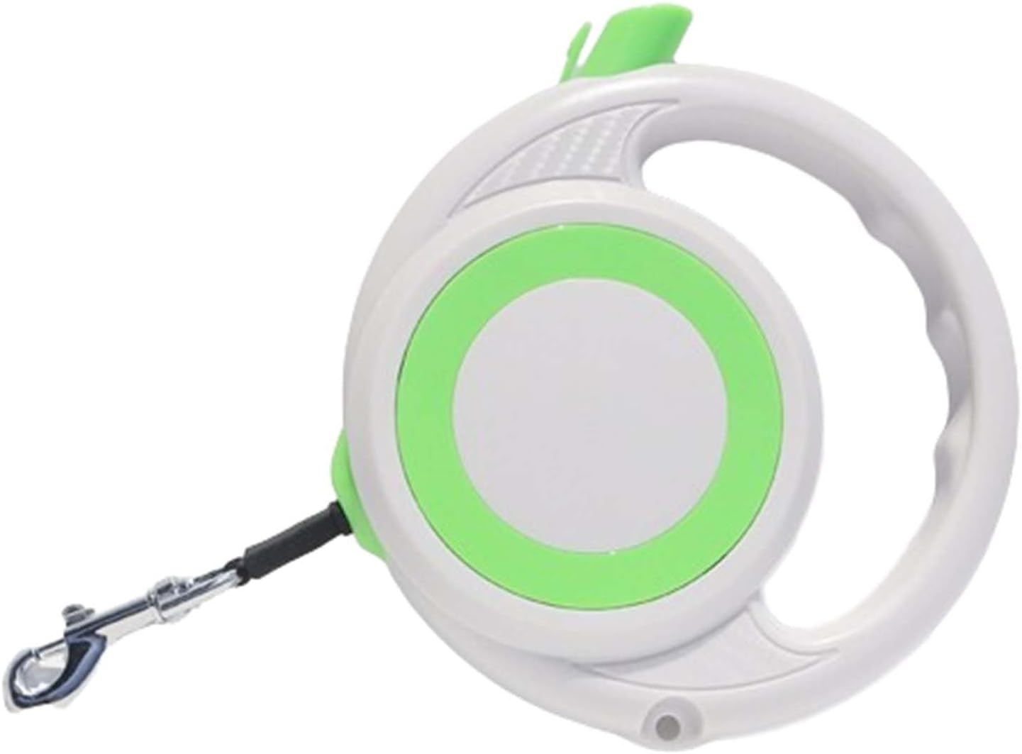 Rope Dog Lead Dog Leads for Medium Dogs Small Dog Leash Drawstring Hook Portable Automatic Telescopic Multifunctional Hanging Hole Wide Handle Comfortable to Hold (15X15X3.6Cm,Black)