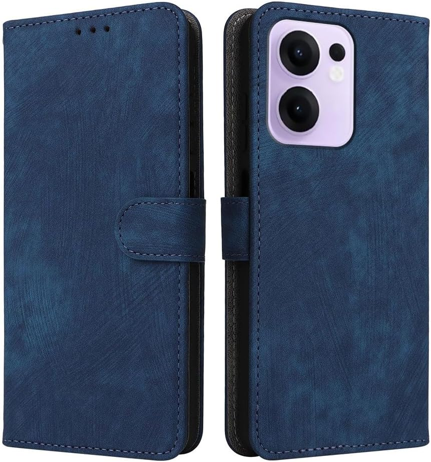 XINNI RFID Protective Phone Case for ASUS ROG Phone 9/ROG 9/ROG 9 Pro, PU/TPU Flip Leather Shockproof Cover, Black