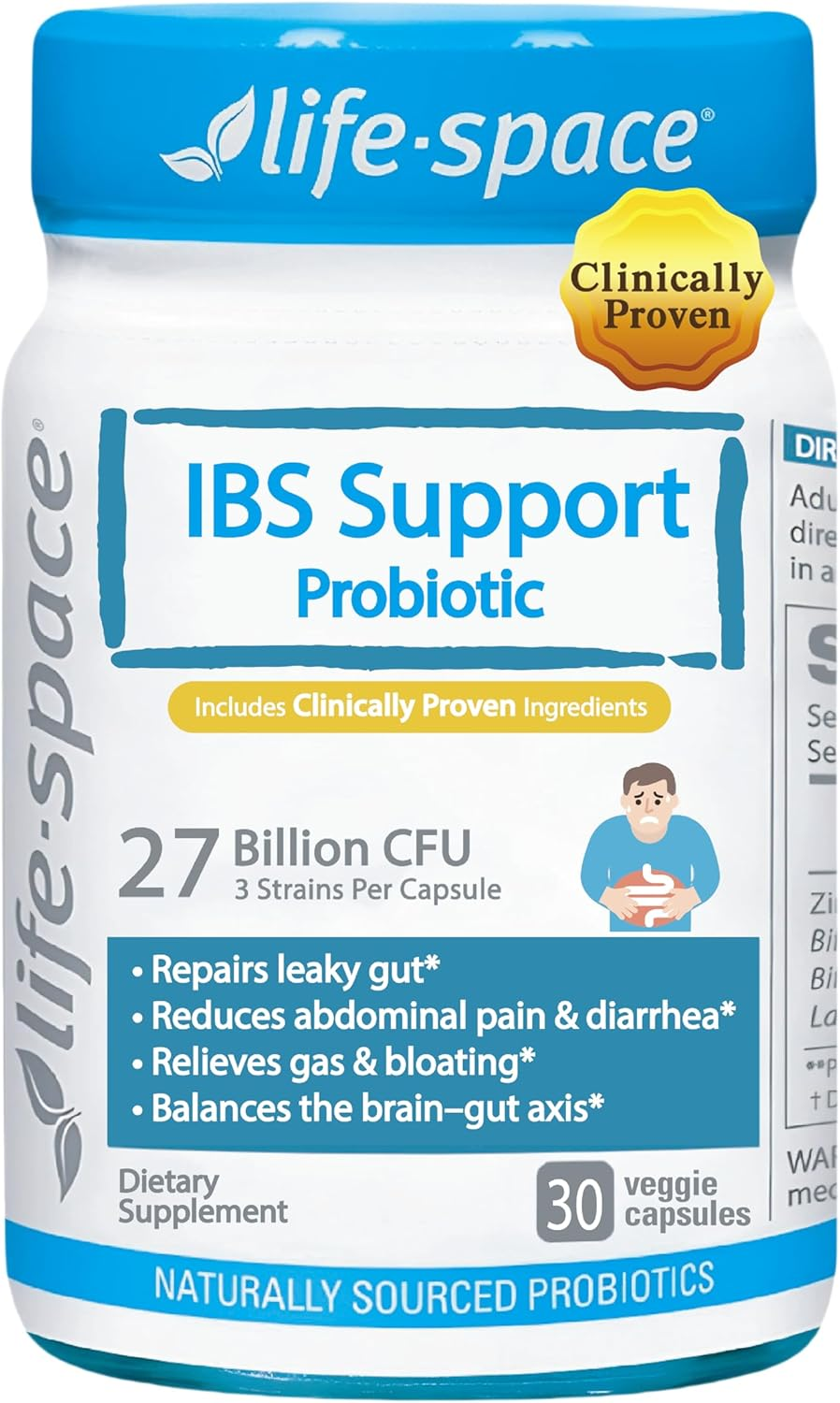 Life-Space IBS Support Probiotic 30 Capsules image number 2