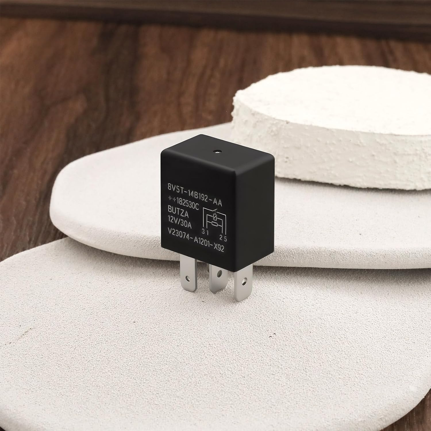 OTOTEC 4 Pin Automotive Starter Motor Relay 8V5T-14B192-AA 1667949 12A/30V Compatible with Ford Fiesta Mk7 image number 1