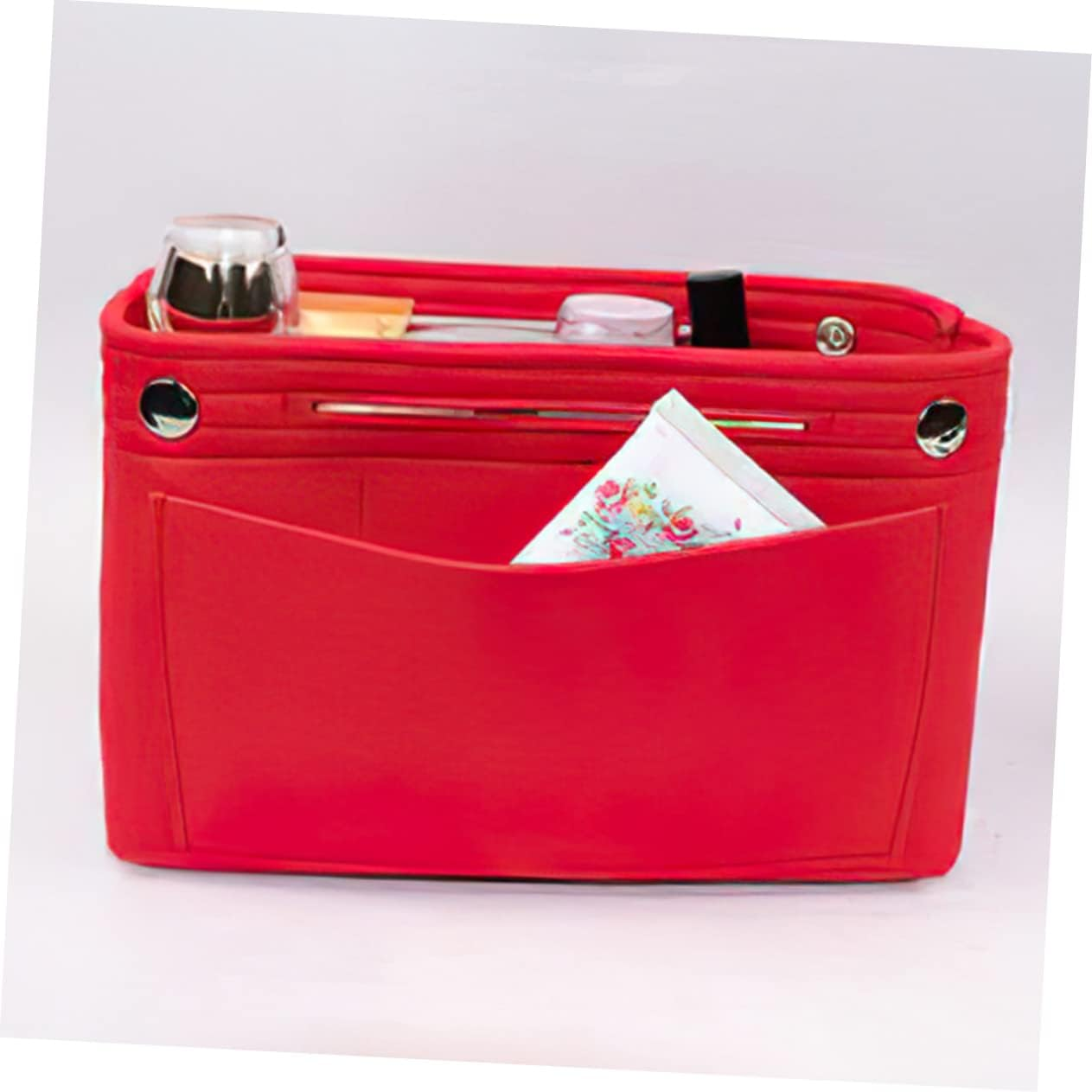 Zerodeko 3Pcs Purse Organizer Insert Travel Handbags Bag Organizer for Purse Tote Bag Insert Multi-Compartment Storage for Shoulder image number 4