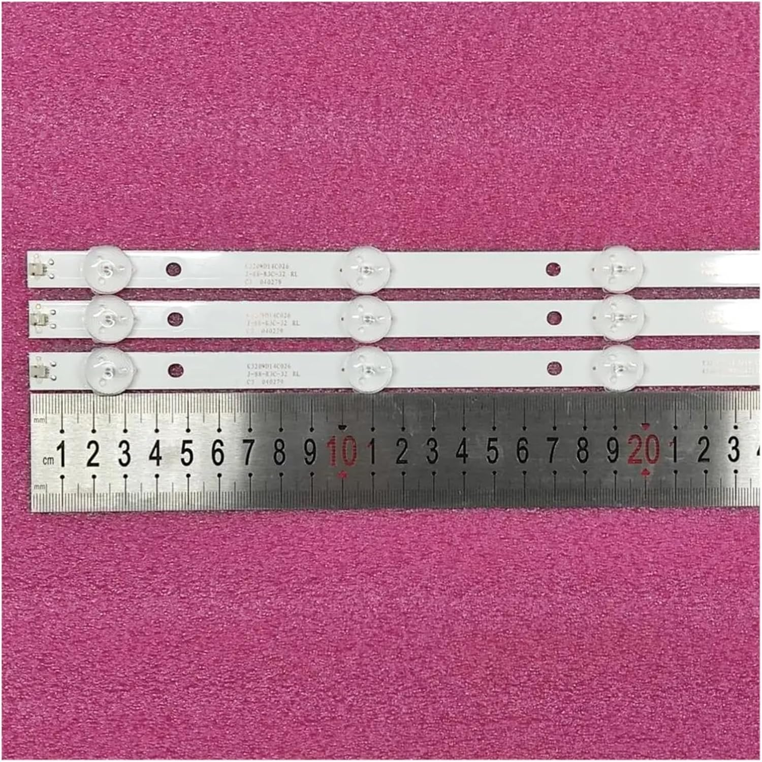 3PCS New TV Lamps LED Backlight Strips for D.-AEWOO L32R630VKE HD TV Bars Kit LED Bands 4708-K320WD-A4213K01 KB-6160 K320WD Rulers (Color : 3 Pieces for 1TV) - 15 Pieces For 5Tv image number 5