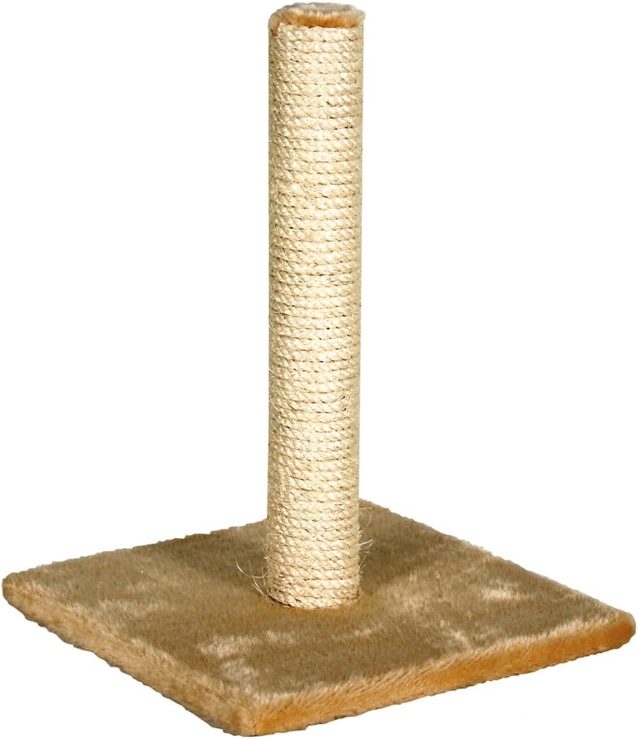 Karlie Bella Cat Scratching Posts Plush Sisal Beige 29 X 29 X 39 Cm
