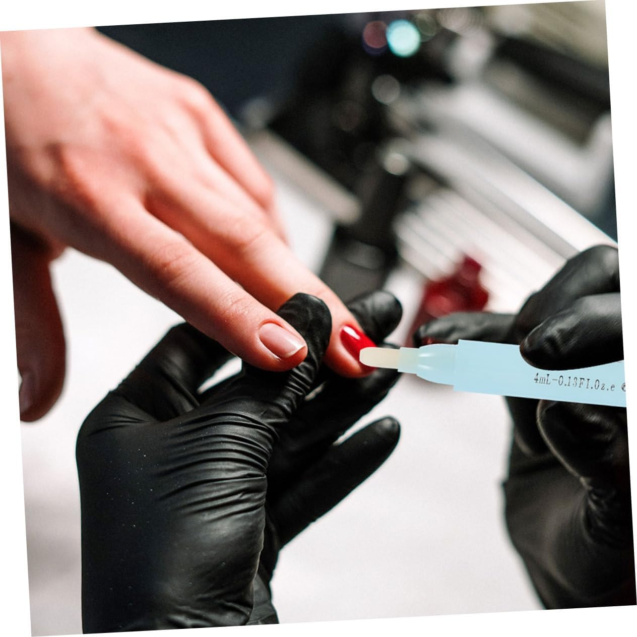 Garneck 3Pcs Nail Polish Remover Pens for Precise Edges Safe Nail Art Accessory for Home and Salon Use Easy Grip Manicure Tool image number 1