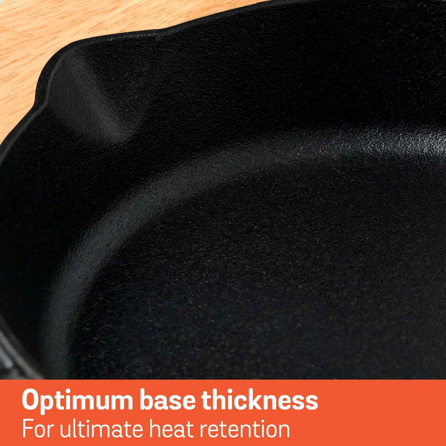 Meyer Pre-Seasoned Cast Iron Induction Double Handle Skillet 26Cm image number 6