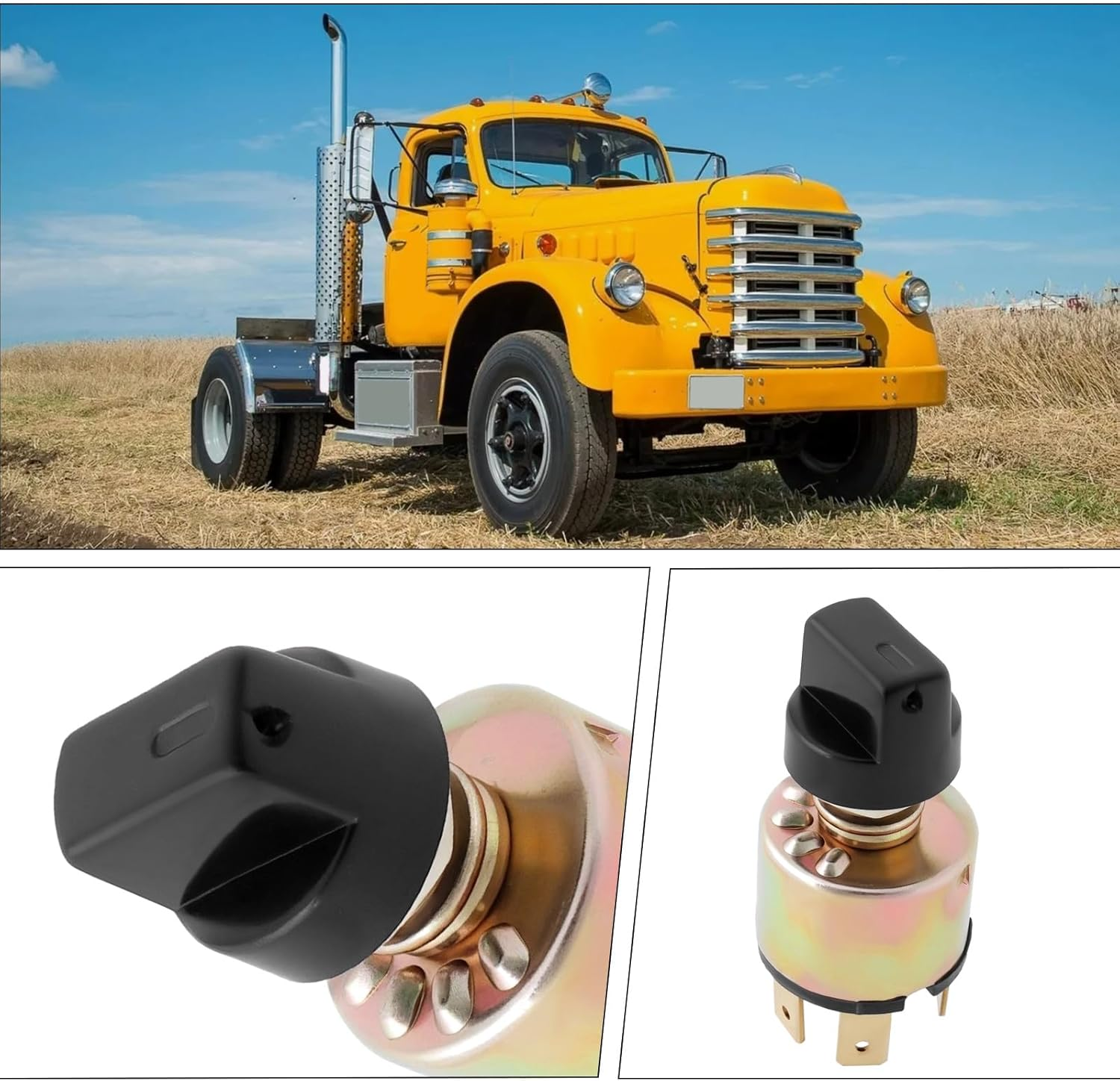 Emagtech 2Pcs Air Conditioning 3 Speed Blower Switch 12V 24V AC Control Plastic Rotation Knob 3 Speed Rotary Fan Switch for Cars Trucks image number 4