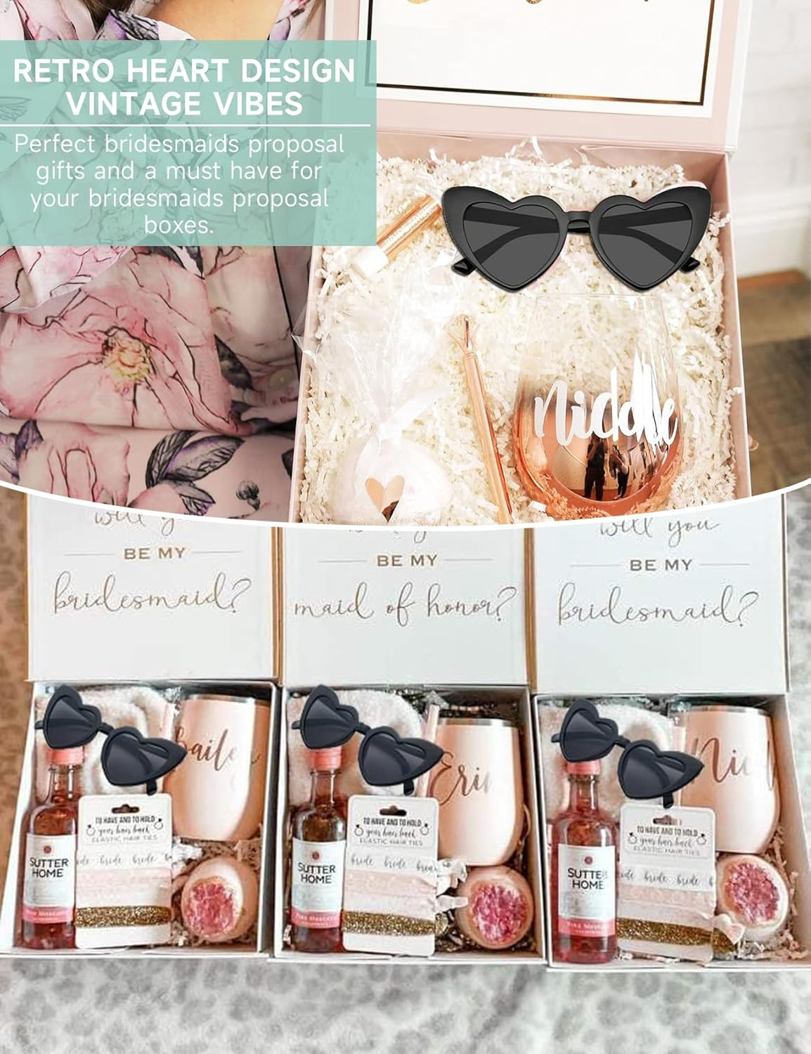 15 Pairs Heart Glasses for Women, UV 400 Protection Heart Shaped Glasses, Cute Heart Glasses Vintage Style Eyewear for Ladies, Fashion Party Decorations Supplies for Wedding Bachelorette image number 6