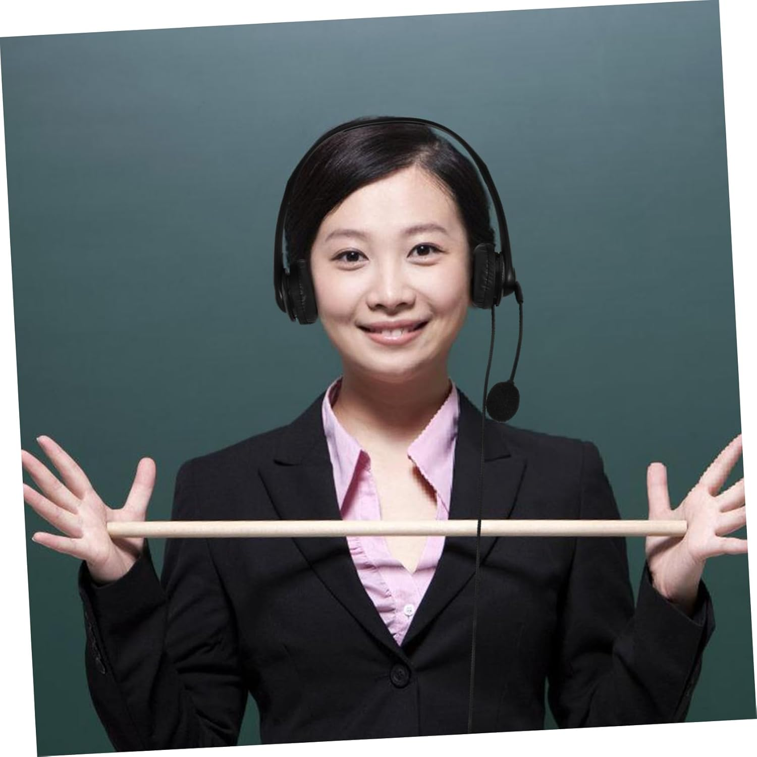 Uonlytech Noise Cancelling Headphone with Microphone for Office Use Professional Computer Headset with Cvc6.0 Noise Reduction and Mute Function for Call Centers and Students in Black