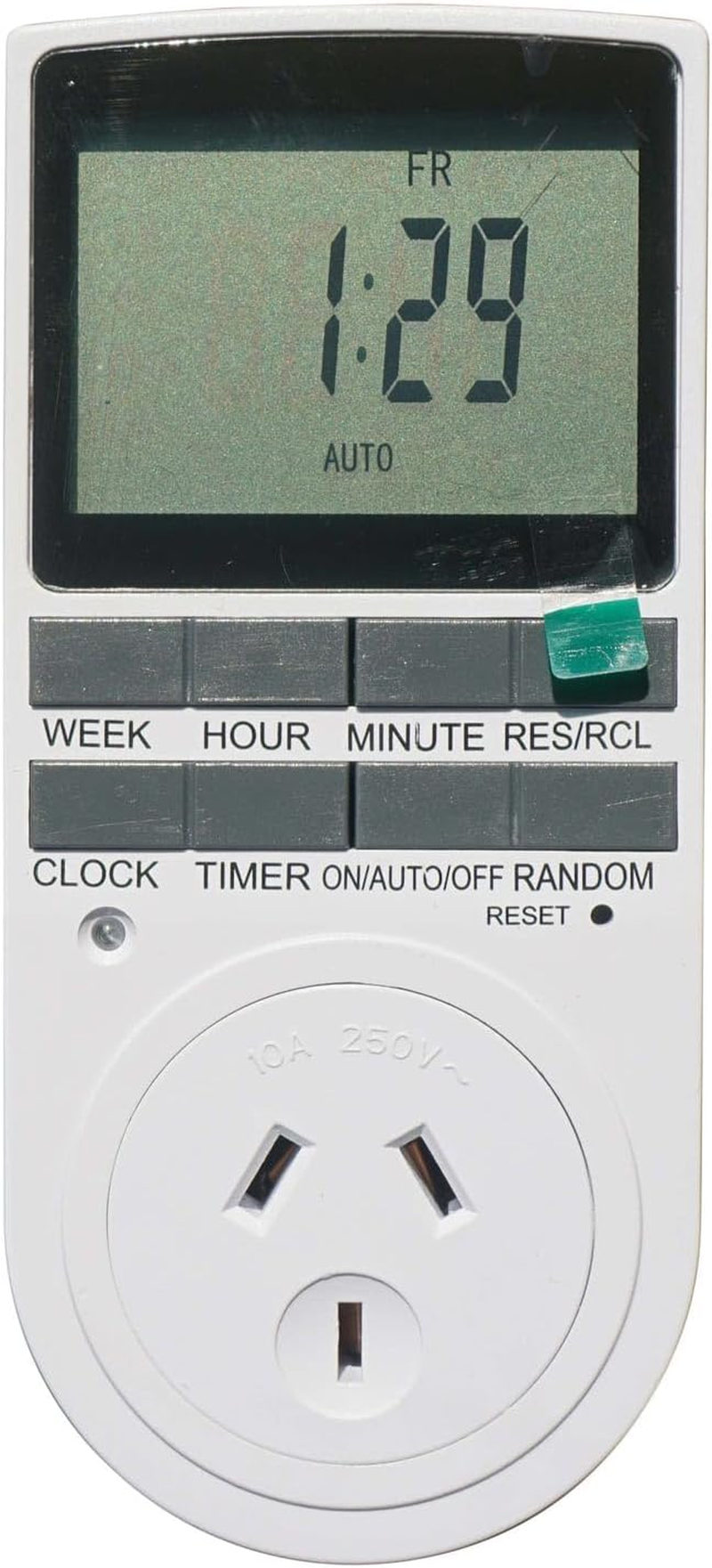 Indoor Digital Electrical Outlet Timer Plug with Countdown Delay On/Off Switch, 7-Day 24 Hour Programmable image number 4