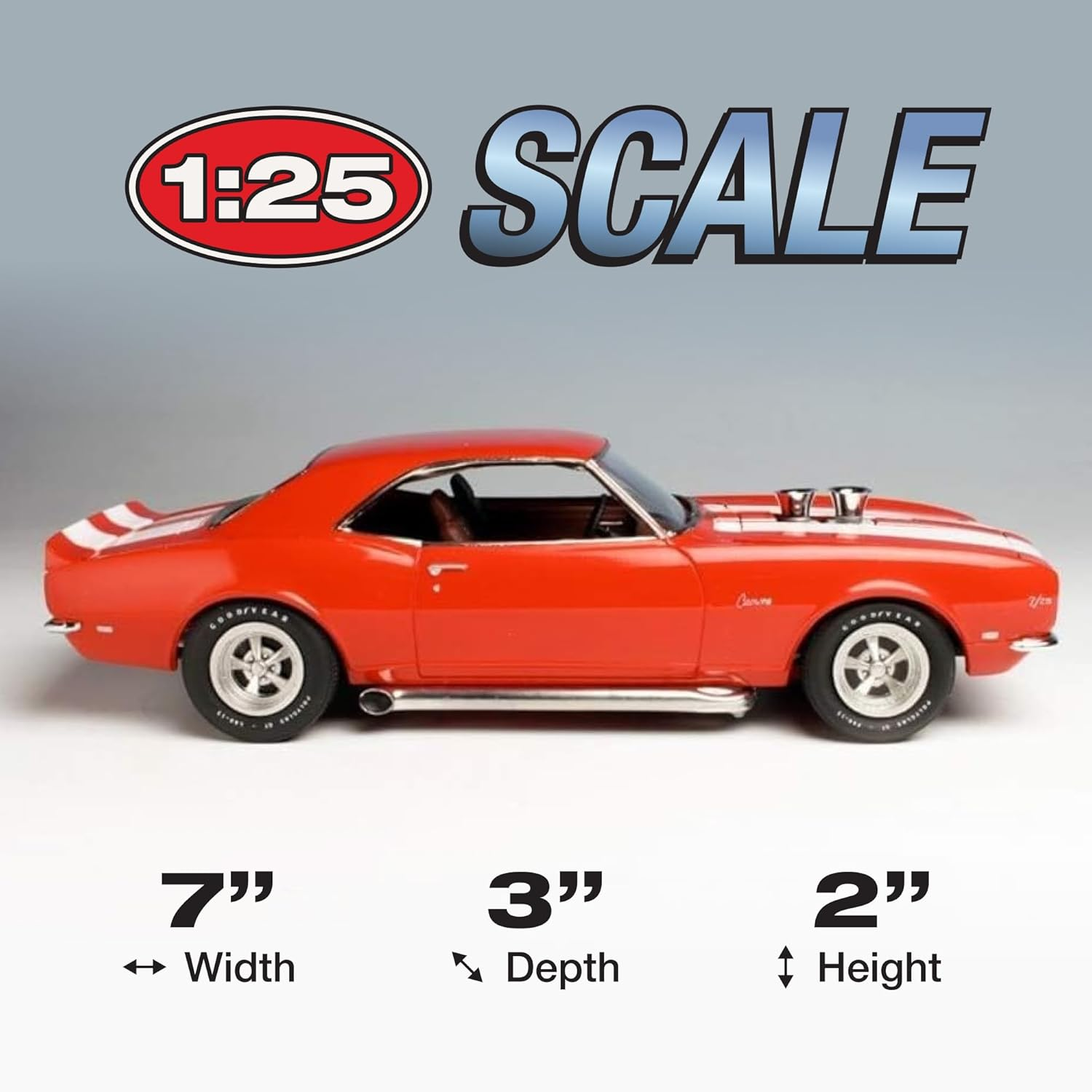 AMT 1/25 Scale 1968 Camaro Z/28 Model Kit image number 3