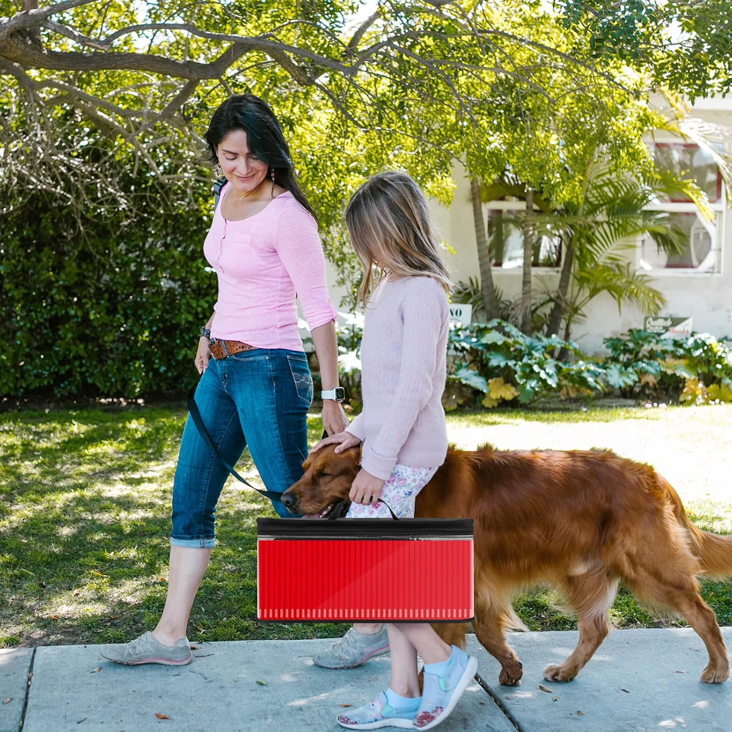 CASZLUTION Game Disc Storage Bag for Nintendo Switch Games, Portable Carrying Case Holds up to 35 Switch Games, TPU Clear Organizer Case for Switch Game Collectors - Black - Red Blue image number 2