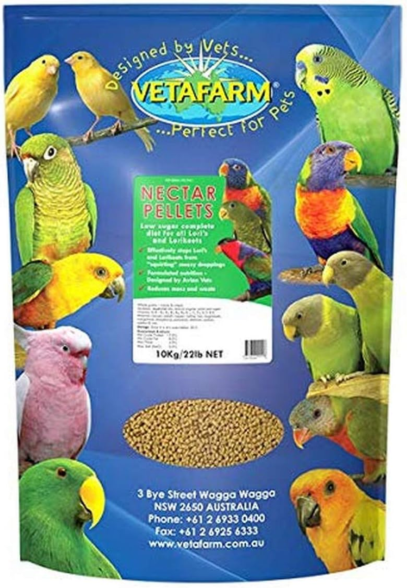 Vetafarm Nectar Pellets 10Kg