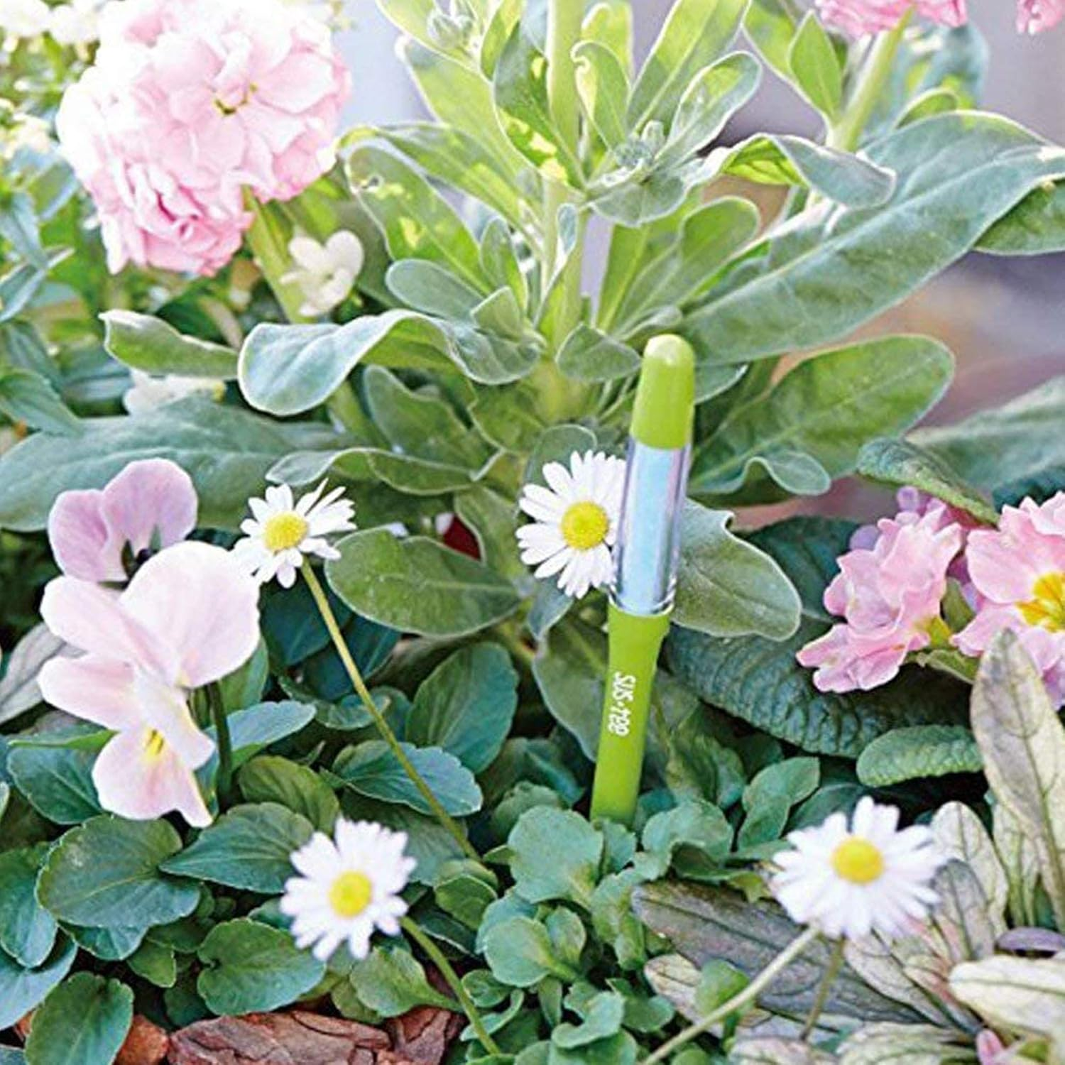 IPPINKA Sustee Aquameter, Bundle of 12, House Plant Soil Moisture Meter, Best for Indoor Potted Plants - Small Green Refillable image number 5