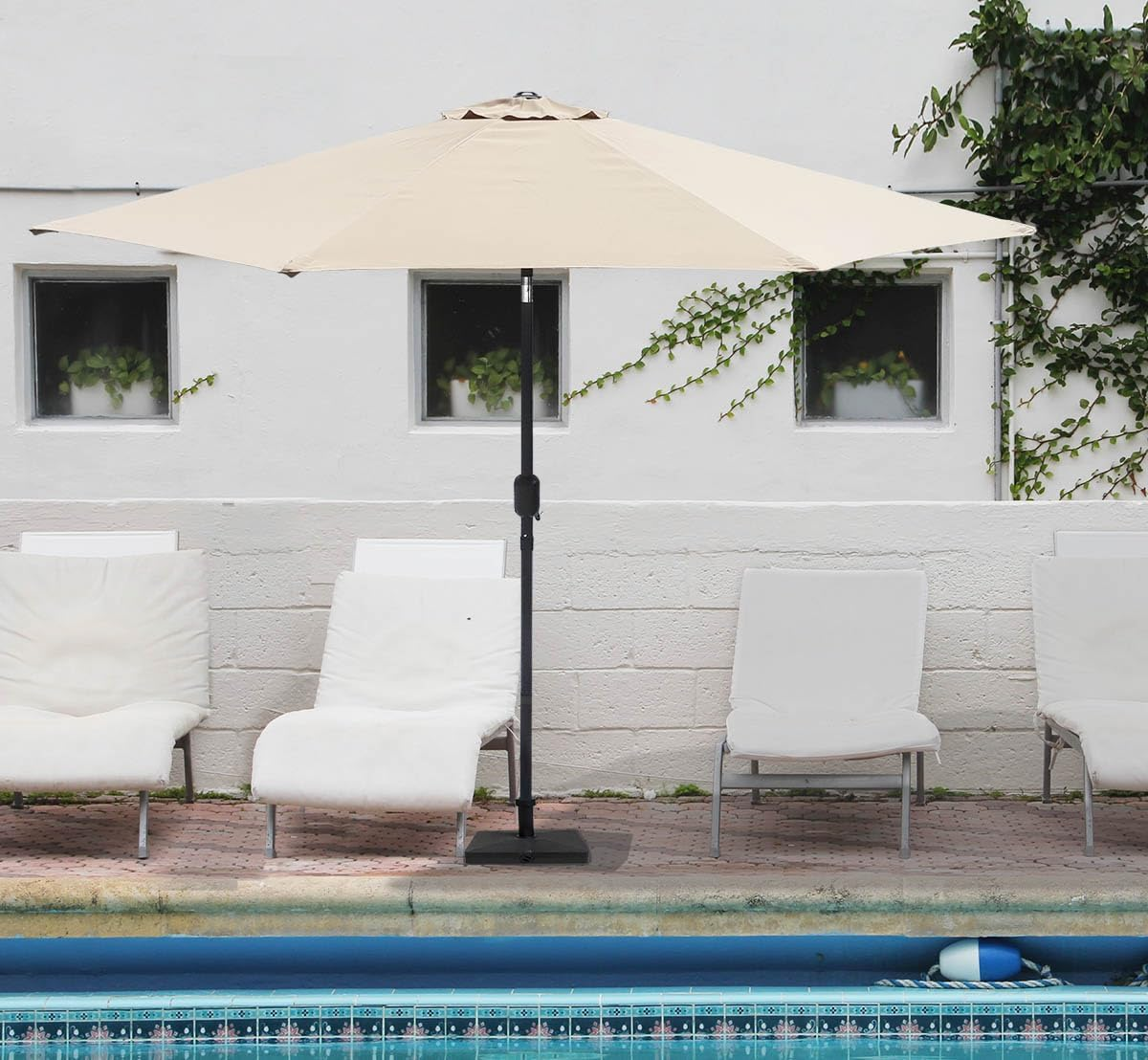 Ontheway Patio Umbrella Enhanced Replacement Canopy Market Table 8 Ribs Umbrella Canopy image number 3