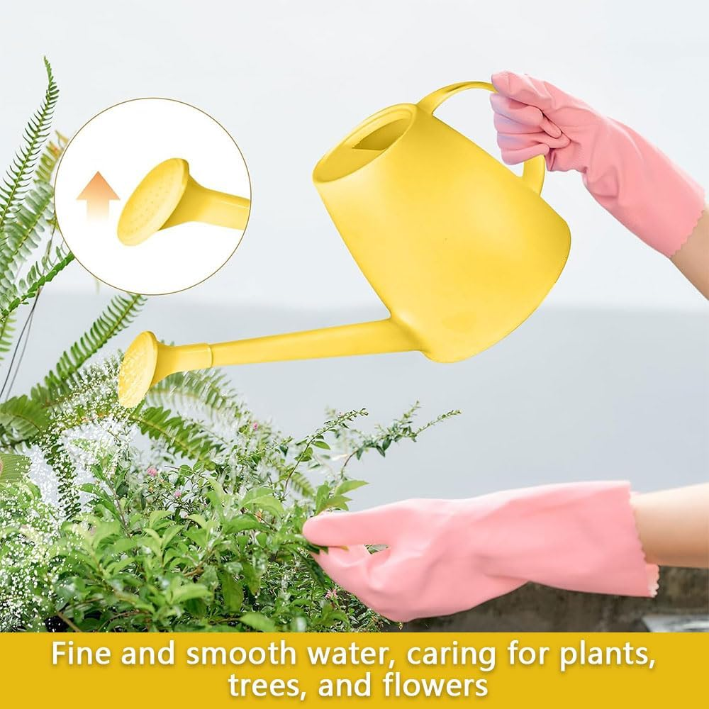 Watering Can with Long Spout & Removable Nozzle &ndash; 1.8L / 0.5 Gallon Plastic Indoor & Outdoor Watering Can for Houseplants, Flowers, Bonsai, and Garden Use image number 5