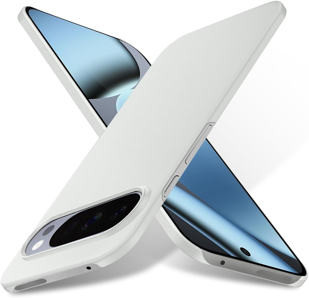 Bastmei for Google Pixel 10 Pro/Pixel 10 Case, Minimalist Phone Cases Extremely Light Ultra-Light Super Slim Thin Camera Protection Hard PC Cover for Pixel 10/10 Pro Matt Case (Gravel Blue)