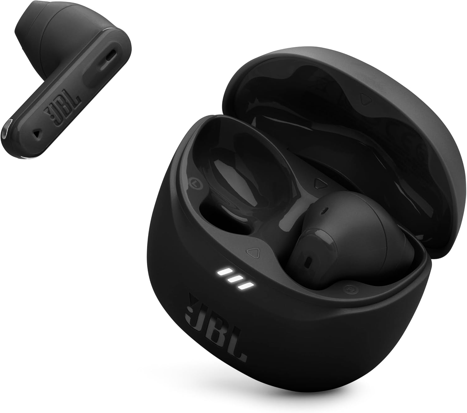 JBL Tune Flex 2 - True Wireless Noise Cancelling Earbuds - Black image number 3
