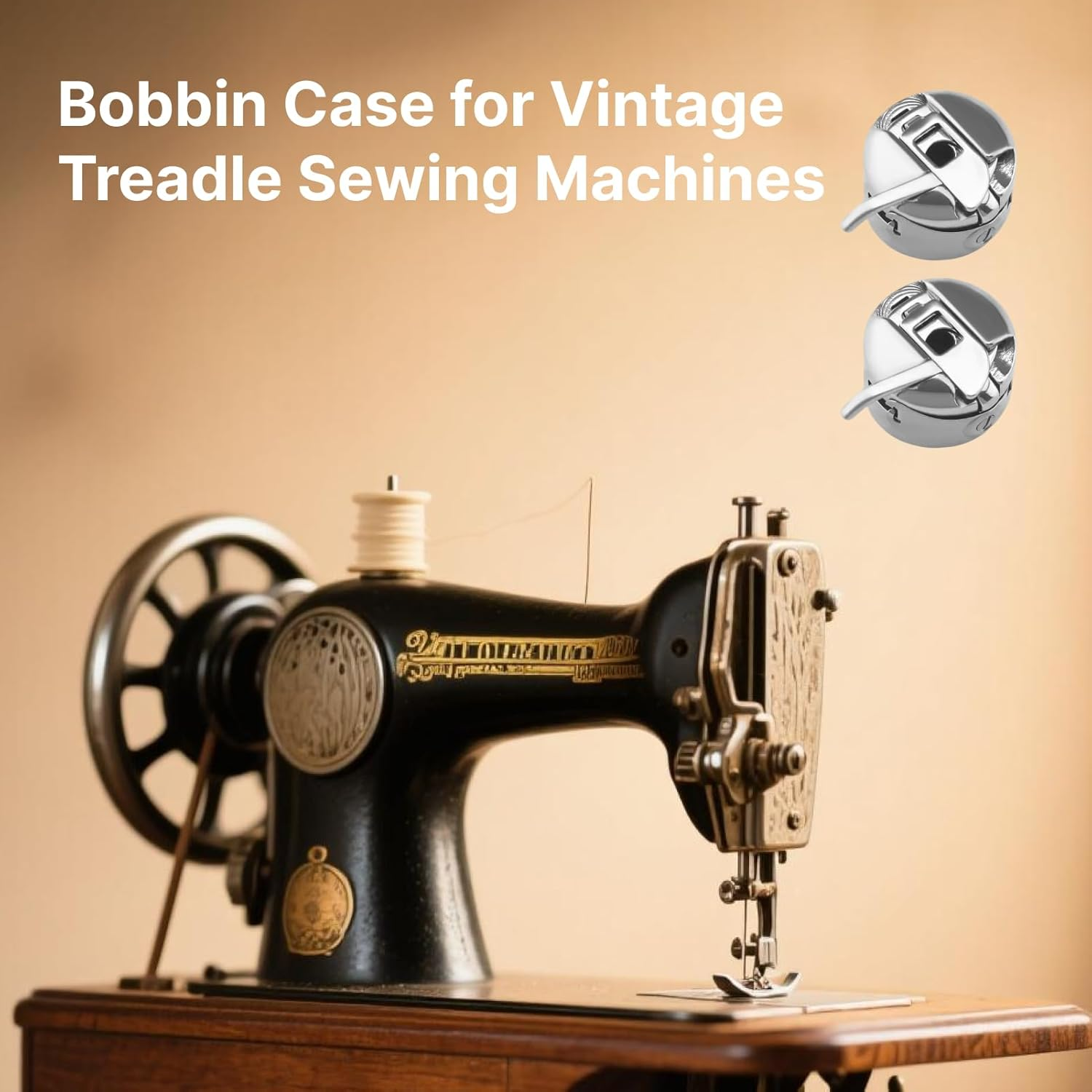 4-Pack Premium Stainless Steel Bobbin Cases for Home Sewing Machine Bobbin, Durable, Universal Fit 22.5X16Mm, Compatible with Bernina, Singer, and Others Ideal for Various Sewing Projects image number 2