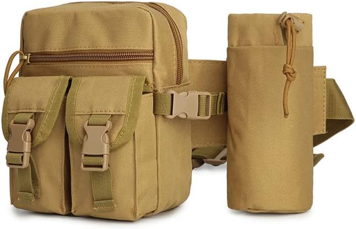 Metal Detecting Dig Pouch, Find Bag, Waist Bag with Water Bottle Pouch, for Outdoor Metal Detector Accessory image number 4