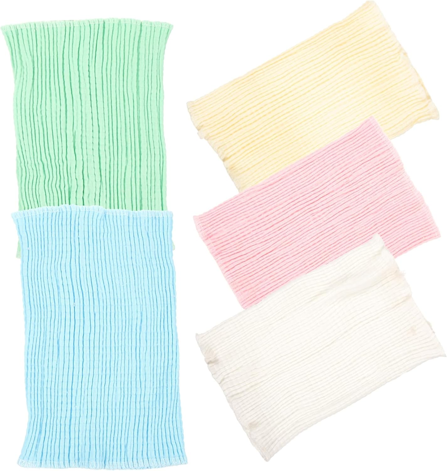 Ibasenice 5Pcs Baby Cotton Belly Bands for Newborns and Toddlers Soft Elastic Cord Cover Reusable Navel Wraps Wide Design for Infant Umbilical Care Newborn Supplies image number 3