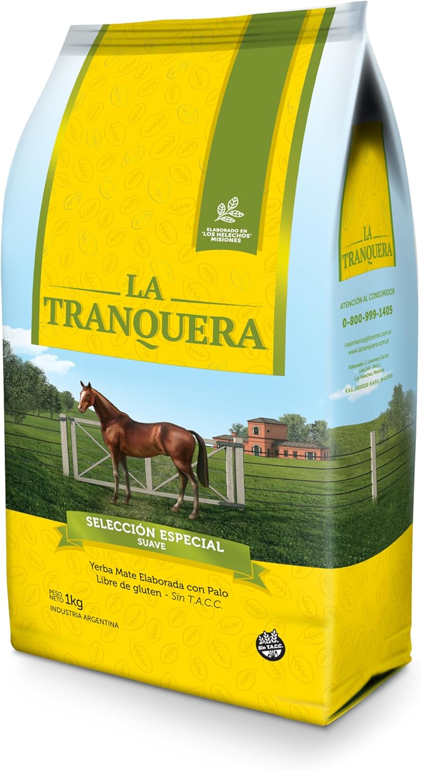 LA TRANQUERA Seleccion Especial Suave Yerba Mate 1 Kg