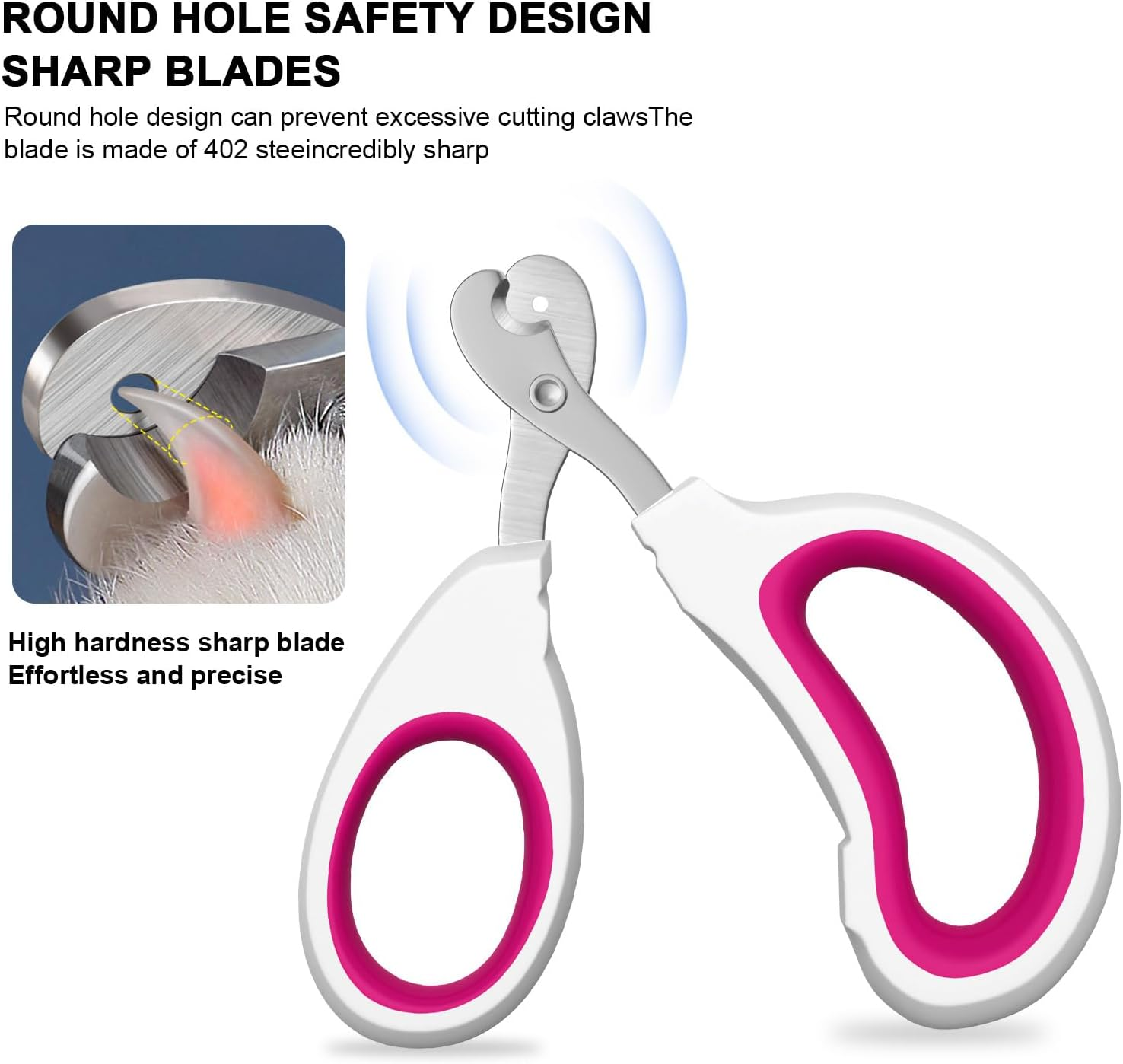 Cat Specific Nail Clipper, Avoiding Excessive Cutting, Suitable for Beginners. It Can Also Be Used for Small Animals Such as Birds, Hamsters, Rabbits, Hedgehogs, Ferrets, Guinea Pigs, Etc. image number 5