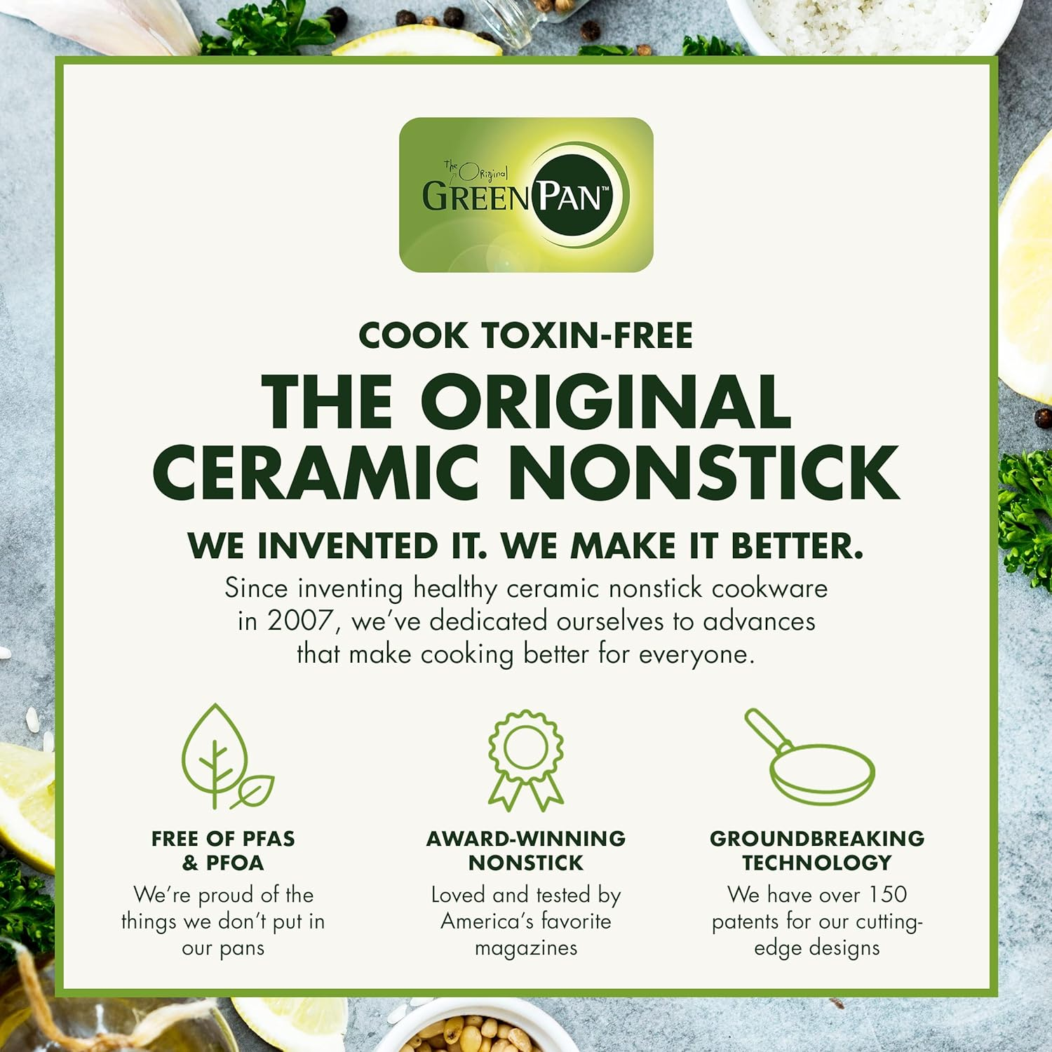 Greenpan Cooking Tools 5 Piece Utensil Set, Black image number 3