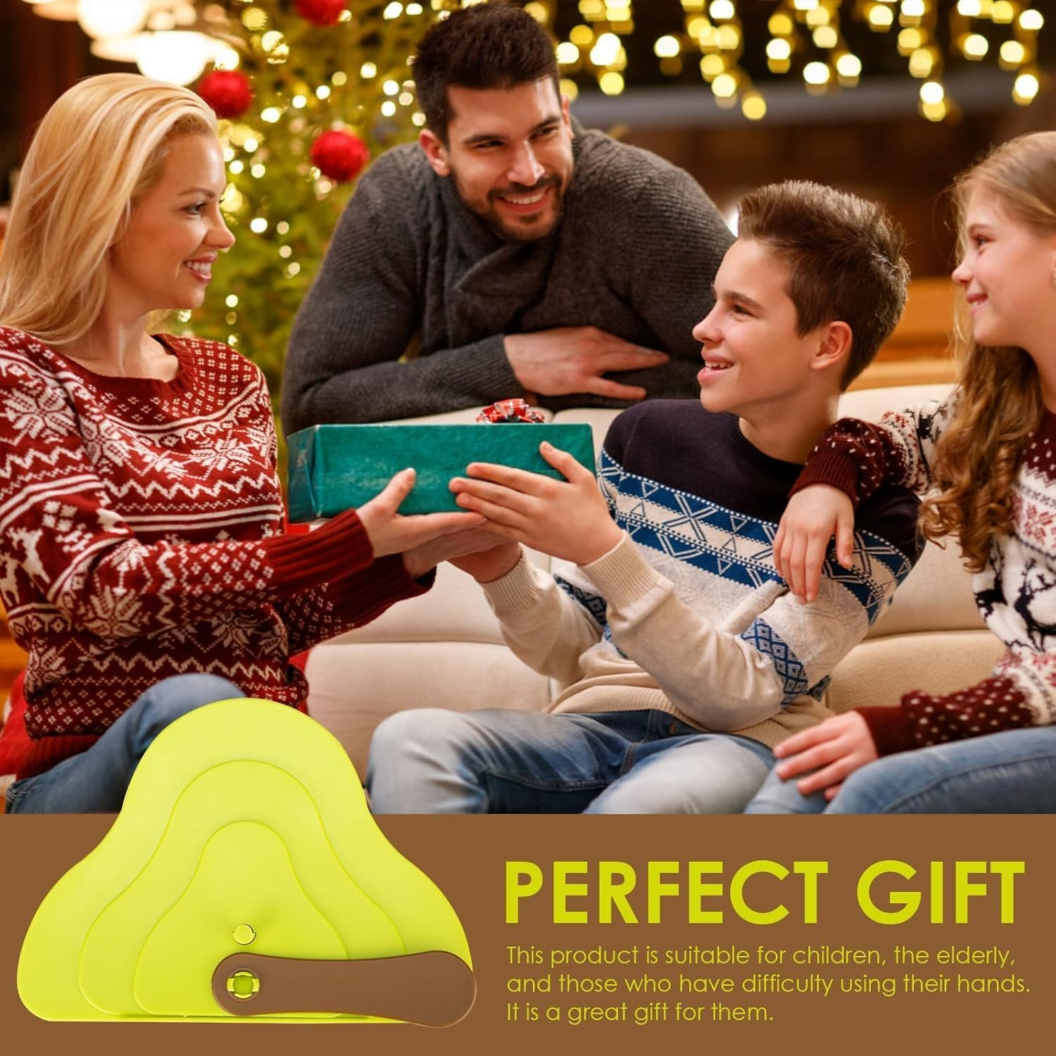 2 Pack Playing Card Holder for Kids Adults, Little Hands Free Cards Organizer for Canasta Uno Poker Game (Yellow) image number 5