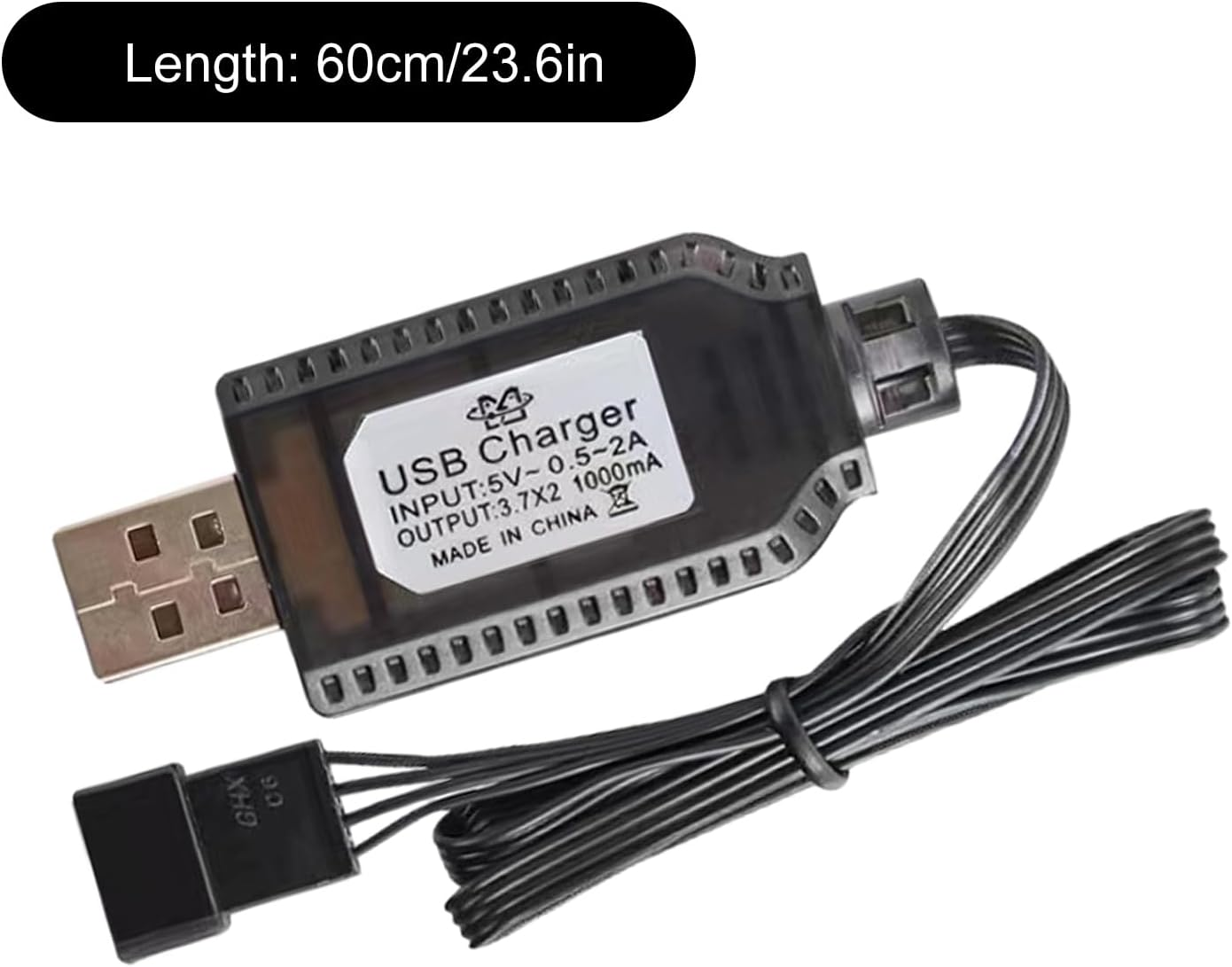 Drone Battery Charger - Charging Cable for Toy Battery for 7.4V 1000Ma,Portable Charging Cable for Toy Battery with Indicator Light Design, Automatically Adapt Drone Battery Charger Jmedic