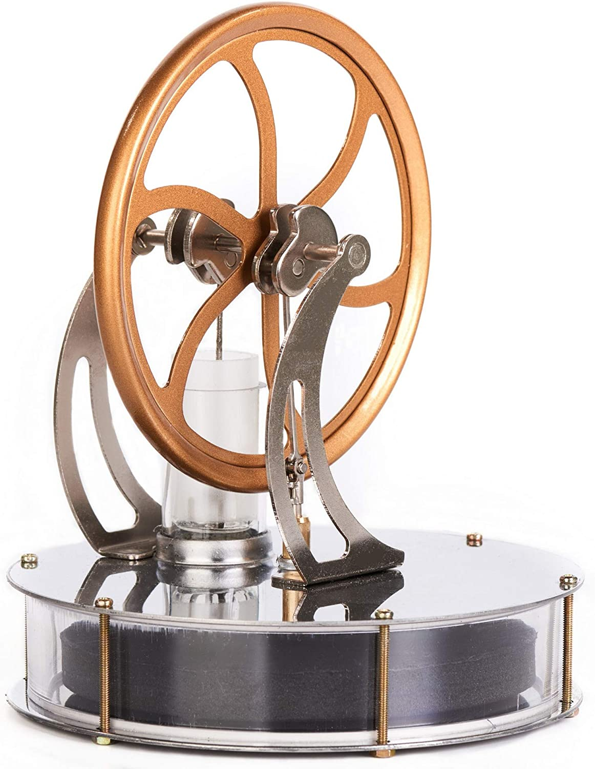 Sunnytech Low Temperature Stirling Engine Motor Steam Heat Education Model Toy Kit (LT001) - Grey image number 3