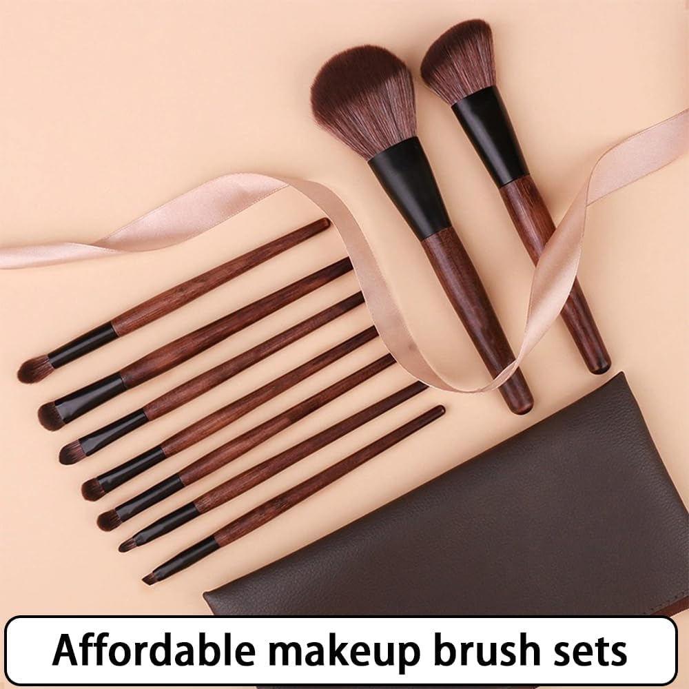 Shukitechi Professional Makeup Brush Kit &ndash; Soft Bristles for Eyeshadow, Contouring & Blending, Full Cosmetic Brush Set for Beauty Enthusiasts image number 6
