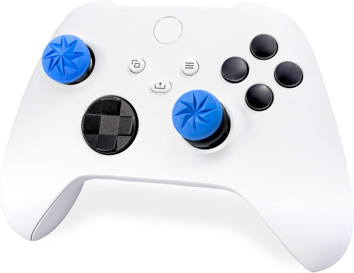 Kontrolfreek FPS Freek Edge for Xbox One and Xbox Series X Controller | Performance Thumbsticks | 1 High-Rise Convex, 1 Low-Rise Convex | Blue image number 2