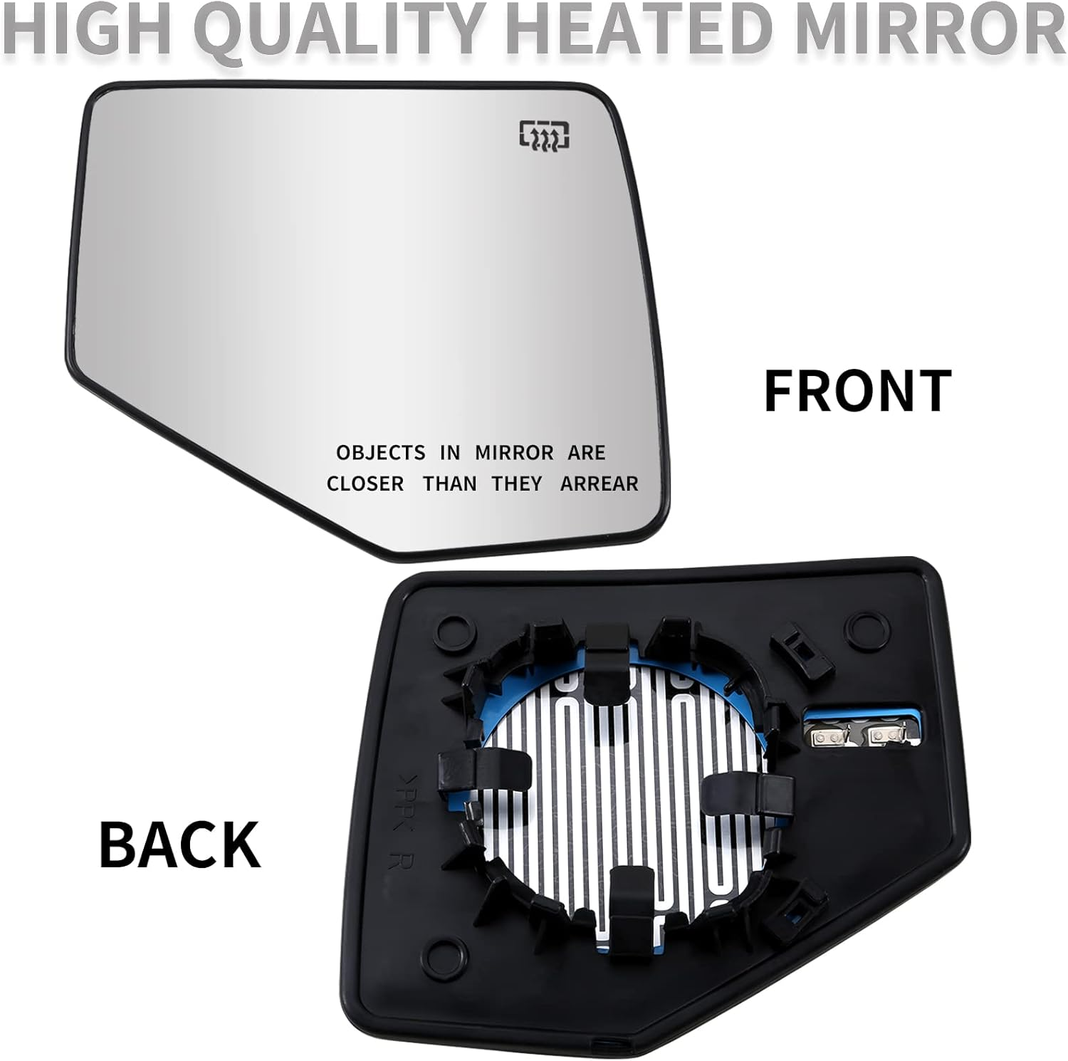 Right Side Mirror Replacement for for Ford 2006-2010 Explorer 2006-2011 Ranger, for Mercury 2006-2010 Mountaineer Mirrors Glass - Right Side Rear View Mirror with Power Heated image number 3